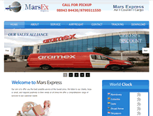 Tablet Screenshot of marsexpress.net